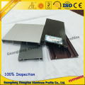 Chine Aluminium fabrique des fournitures Stocked Profil de placard de contournement